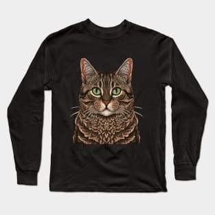 Cat Zoning Out Long Sleeve T-Shirt